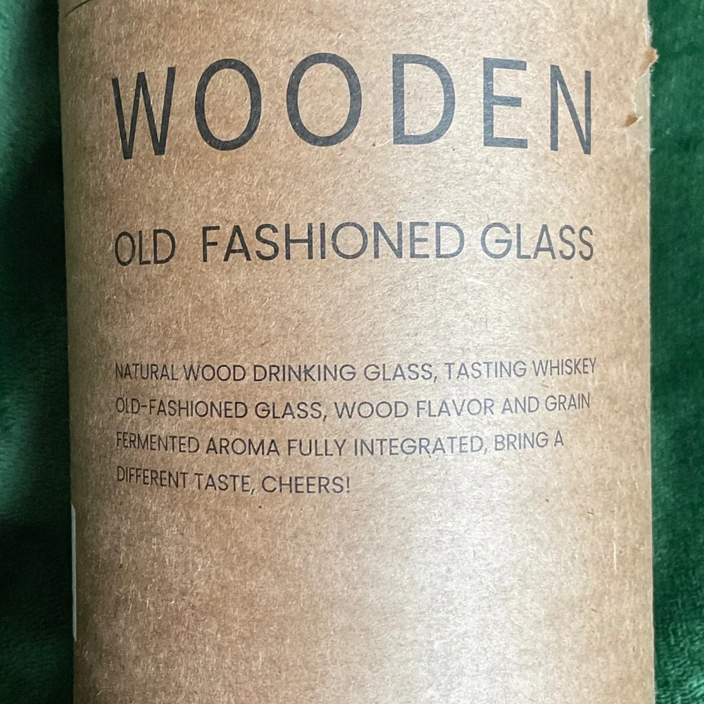 Genuine Wooden Whiskey Cup Set with Accessories